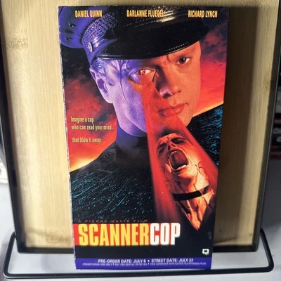 Scanner Cop VHS 1994 Sci-Fi Action Thriller Horror SCREENER PROMO Richard Quinn - Image 1 of 4