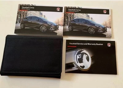 VAUXHALL CORSA E 2015-2020 HANDBOOK OWNERS MANUAL NAV SERVICE BOOK  Oem - Image 1 of 4
