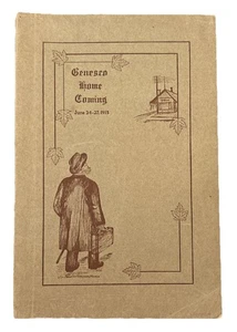 Geneseo Home Coming 1915 Illinois And New York History Ephemera Coated Paperback - Bild 1 von 8