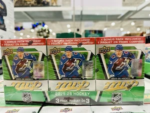 (3) 2025-26 Upper Deck MVP Hockey Blaster Boxen Factory Sealed (33 Packs Total) - Bild 1 von 5