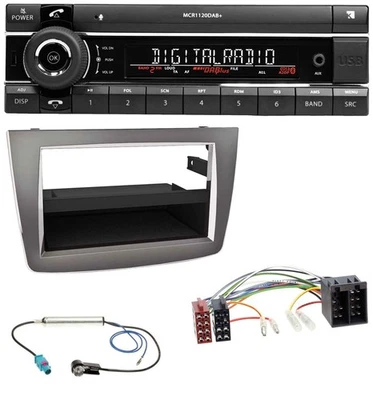 Kienzle Bluetooth MP3 USB DAB Autoradio für Alfa Romeo MiTo 955 08-14 ISO dunkel - Bild 1 von 4