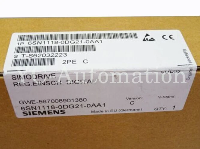 6SN1118-0DG21-0AA1 NEW 6SN1 118-0DG21-0AA1 SIMODRIVE 611-D CONTROL UNIT - Image 1 of 1