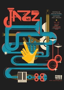 AFFICHE POSTER   Victoria Jazz 1988 - Imagen 1 de 1