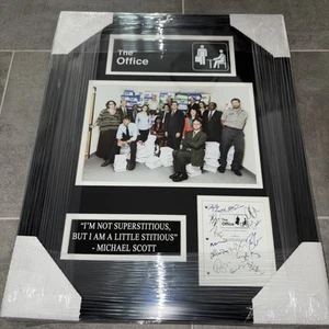 The Office Cast Faksimile signiert gerahmt The Office Script Cast - Bild 1 von 4