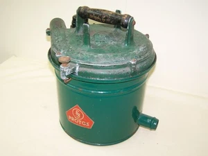 alter antiker Staubsauger mit Porzellandrehschalter Protos Siemens Schuckert - Bild 1 von 1