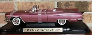 1959 BUICK ELECTRA 225 CONVERTIBLE ROSE 1:18 SCALE BY ROAD SIGNATURE 92598 - Picture 1 of 12