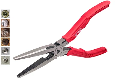 VAMPLIERS 7.5" Screw Extractor Long Nose Pliers Made in Japan High Carbon Steel - Image 1 of 4