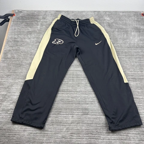 Purdue Boilermakers Nike Pants Mens Medium Black Therma Fit Collegiate Adult Cover