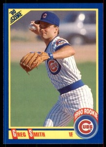 1990 Score Greg Smith Rookie Baseball Cards #614