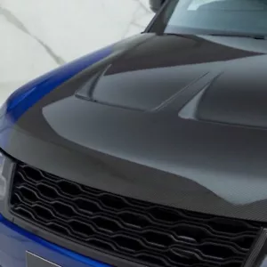 Carbon fiber BKM SVR STYLE VENTED Hood Bonnet for Range Rover Sport & SVR L494 - Foto 1 di 11