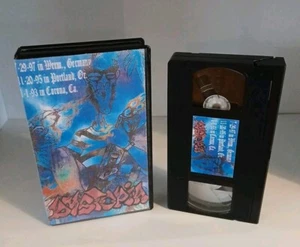 DYSTOPIA Live Comp VHS Tape 90s Hardcore Crust Punk Grindcore Band Concert Spazz - Picture 1 of 3