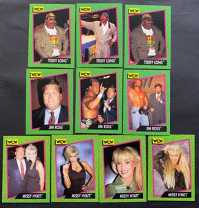 1991 WCW, Wrestling, LONG / ROSS / HYATT, 10 Trading Cards, PREOWNED / Excellent - Picture 1 of 4