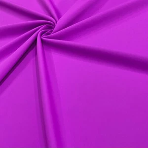 Premium Neon Magenta Solid Colors Fabric Spandex 4 way Strech 60" wide by Yard - Picture 1 of 3