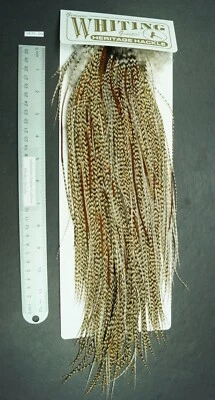 Nuevo lote de silla de montar Whiting Heritage Hackle Dun Cree-SF 241 Foto 1 de 4