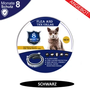 Zeckenhalsband Anti Insekten Floh Haustier Hund Katze 8 Monate Zeckenschutz 38cm - Bild 1 von 7