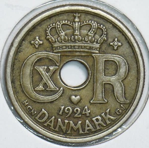 Denmark 1924 25 Ore 198301 combine shipping - Picture 1 of 2