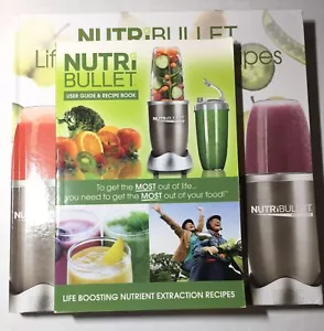 2 Nutri Bullet Life Changing Recipes Hardcover Book & User Guide Recipe Book - Picture 1 of 13