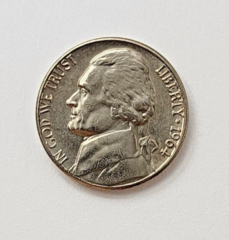 1964 D Jefferson Nickel - Choice Gem BU Uncirculated - From OBW Roll - 1 Coin Cover