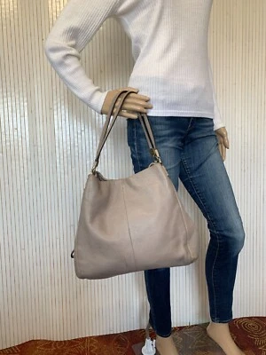 Sac Fourre-tout Coach Gris en Cuir grainé S045 - Photo 1/4