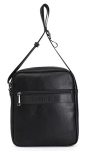 CAFÈNOIR HERREN TASCHE AUS KUNSTLEDER FARBE SCHWARZ ART. NW0503 - Bild 1 von 2