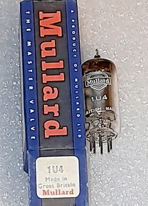 1U4 Mullard NOS British Vacuum Tube, TV-7D Tested - will combine shipping - Picture 1 of 3