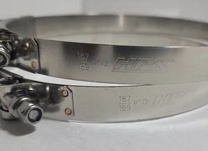 2pc HPS 316 Marine Stainless Steel T-Bolt Hose Clamp [Fit 6" ID Hose] Size #172 - Picture 1 of 5