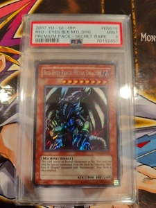 PSA 9 Red Eyes Black Metal Dragon PP01-EN015	2007	SECRET RARE MISPRINT	MINT - Picture 1 of 10