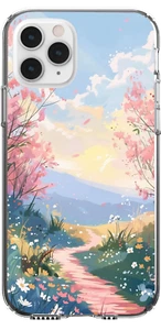 Cherry Blossom Flower Floral Cottagecore Cute Case Silicone Shockproof MagSafe - Picture 1 of 9