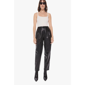 NWT Mother Leather Pants The Twisty Tie Bounce Hover 