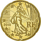 [#184220] Frankrijk, 20 Euro Cent, 2010, Paris, BE, FDC, Tin, KM:1411