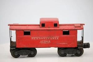 Lionel Trains O Gauge Post War Pennsylvania Metal Caboose 2472 477618 1:48 Scale - Picture 1 of 5