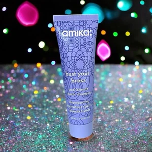 AMIKA Bust Your Brass Cool Blonde Shampoo Deluxe mini 1 FL OZ NWOB - Picture 1 of 11