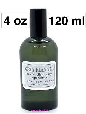 GREY FLANNEL Cologne for Men by Geoffrey Beene 4 oz Eau de Toilette Spray New - Image 1 of 3