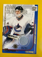 D55789  2003-04 Pacific Jerseys Gold #39 Dan Cloutier #03/50