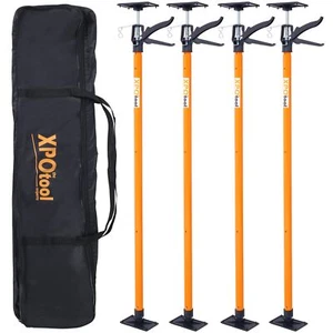 NEW-4 Pack Adjustable Support Pole,Steel 3rd Hand Support System,Support Ro - Picture 1 of 14