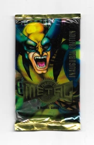 WOLVERINE GRAPHIC 1995 MARVEL METAL PACKS  Fleer  Gold or Metal Blaster Flashers - Picture 1 of 1
