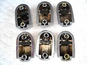 Set/6 TAMA STARCLASSIC Tom or Snare Drum LUGS. 2000's. Chrome. Complete cymbal - Picture 1 of 4