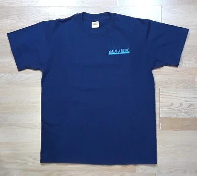 Camiseta vintage Yamaha Music bordada de una sola puntada grande azul marino etiqueta yunque Foto 1 de 4