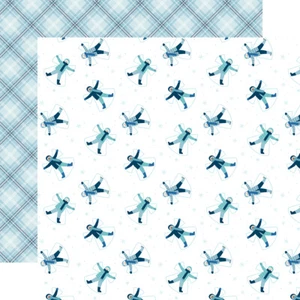 2 Hojas de Papel Echo Park WINTER MAGIC 12x12 Cartulina - Snow Angels - Imagen 1 de 1