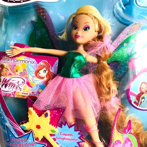 WINX HARMONIX FLORA DOLL WAND WINGS FAIRY MUSA BLOOM LAYLA AISHA TECNA STELLA 5G - Picture 1 of 4
