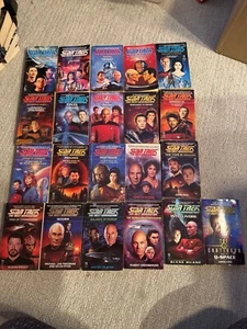 Lot of Star Trek The Next Generation Paperback Books - 21 books total - Picture 1 of 5