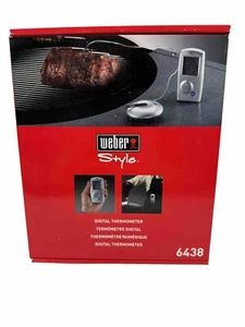 Weber Style 6438 Barbecue Grill Digital Thermometer New Unopened - Picture 1 of 3