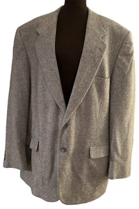 Today’s Man Classic Collection Pure Camel Hair Blazer Herringbone Design 2 Butt - Picture 1 of 12
