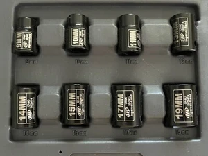 3/8 Metric Drive Ingersoll-Rand Black Socket Set SK3M8 w/Hard Plastic Case - Picture 1 of 6