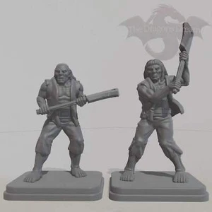 Zombies - Heroquest Inspired, 5e, Pathfinder, Dungeons and Dragons - Imagen 1 de 9