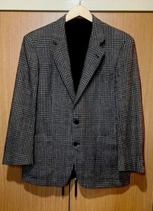 Rare Vtg LEO LOZZI Handmade  Gray Lined Blazer Sz 40 Japan - Picture 1 of 18