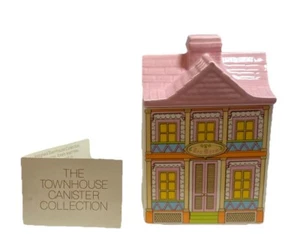 Vintage 1989 Avon Townhouse Canister Tea Room Kitchen Canister Cookie Jar - Picture 1 of 7
