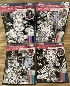 Vampirina Disney Junior - 4 conjuntos de kits de carteles de arte de terciopelo NUEVO - Imagen 1 de 6