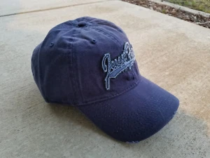 CAP - JUST FISH HAT NAVY BLUE Q3® WICKING SWEATBAND FITS MOST ADULTS - NEW - Picture 1 of 6