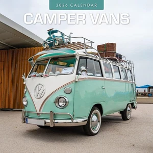 Calendario de pared cuadrado Camper Vans 2026 - Imagen 1 de 6